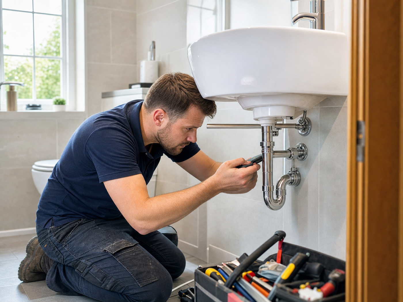 Bathroom plumbing