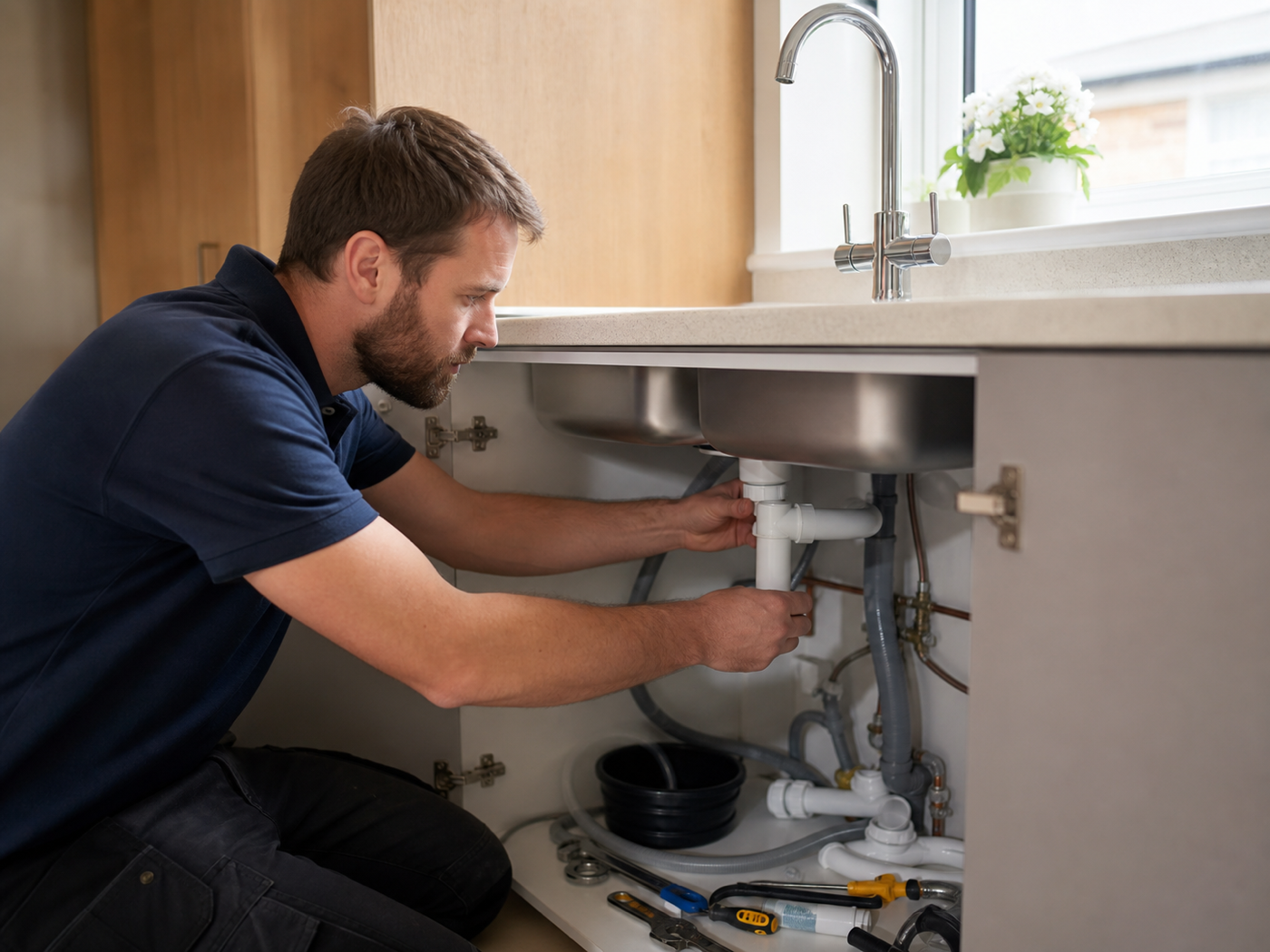 Bathroom plumbing